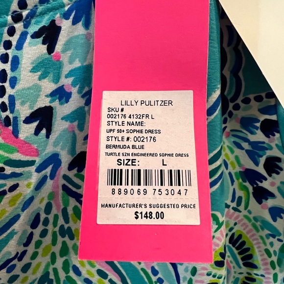 Lilly Pulitzer NWT Sophie Dress Size L - Picture 2 of 2